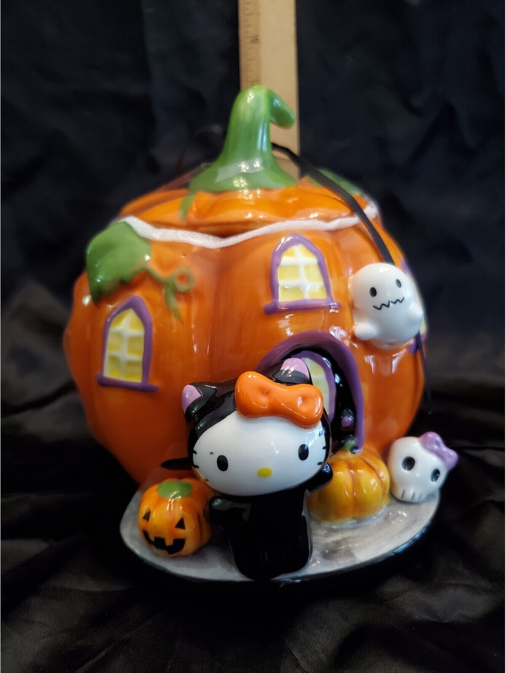 Halloween Hello Kitty Pumpkin Treat Canister